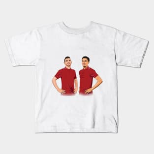 Trent Alexander-Arnold and Andrew Robertson Kids T-Shirt